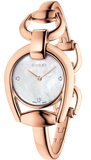 Gucci YA139508 Horsebit Collection Diamonds Women's Watch – Mother of Pearl Dial & Rose Gold Steel Bracelet