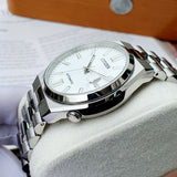 Citizen Tsuyosa NJ0150-81A Men's Automatic Watch – White Dial with Silver Steel Strap