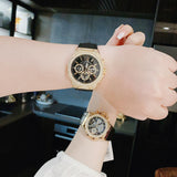 Guess GW0553L4 Fusion Chronograph Women’s Watch – Black Dial & Black Leather Strap