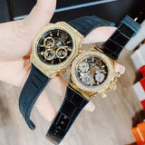 Guess GW0553L4 Fusion Chronograph Women’s Watch – Black Dial & Black Leather Strap