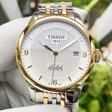 Tissot T108.408.22.037.00 Ballade Powermatic 80 Chronometer Men’s Watch – Silver Dial & Two-Tone Stainless Steel Bracelet