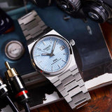 Tissot T137.207.11.351.00 PRX Powermatic 80 Men's Watch – Ice Blue Dial & Silver Steel Strap