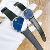 Movado 0607197 Museum Classic Men's Watch – Blue Dial & Black Leather Strap