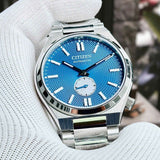 Citizen Tsuyosa NK5010-51L Men's Automatic Watch – Blue Dial with Silver Steel Bracelet