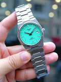 Tissot T137.407.11.091.01 PRX Powermatic 80 Men's Watch – Mint Green Dial & Silver Steel Strap