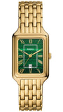 Fossil ES5341 Raquel Women’s Watch – Green Dial with Gold Stainless Steel Strap & Date Display