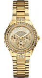 Guess W0111L2 Viva Diamonds Women's Watch – Gold Dial & Gold Steel Bracelet