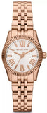 Michael Kors MK3230 Lexington Quartz Women's Watch – White Dial & Rose Gold Steel Bracelet
