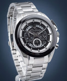 Maserati Traguardo Chronograph Black Dial Silver Steel Strap Watch For Men - R8873612059