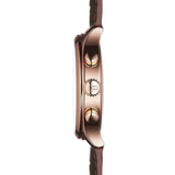 Tissot Chrono XL Classic Silver Dial Brown Leather Strap Watch For Men - T116.617.36.037.00