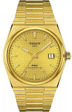 Tissot T137.407.33.021.00 PRX Powermatic 80 Men's Watch – Gold Dial & Gold Steel Strap