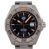 Tag Heuer Aquaracer Calibre 5 Bamford Limited Edition Black Dial Grey Steel Strap Watch for Men - WAY208C.FC6383