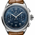 Breitling Premier B15 Duograph 42 Blue Dial Brown Leather Strap Watch for Men - AB1510171C1P1