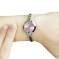 Movado Bela Museum Pink Dial Silver Steel Strap Watch For Women - 0606596