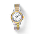 Tissot Carson Lady White Dial Two Tone Steel Strap Watch For Women - T085.210.22.013.00