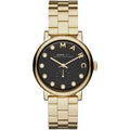 Marc Jacobs Baker Dexter Black Dial Goll Stainless Steel Watch for Women - MBM3421