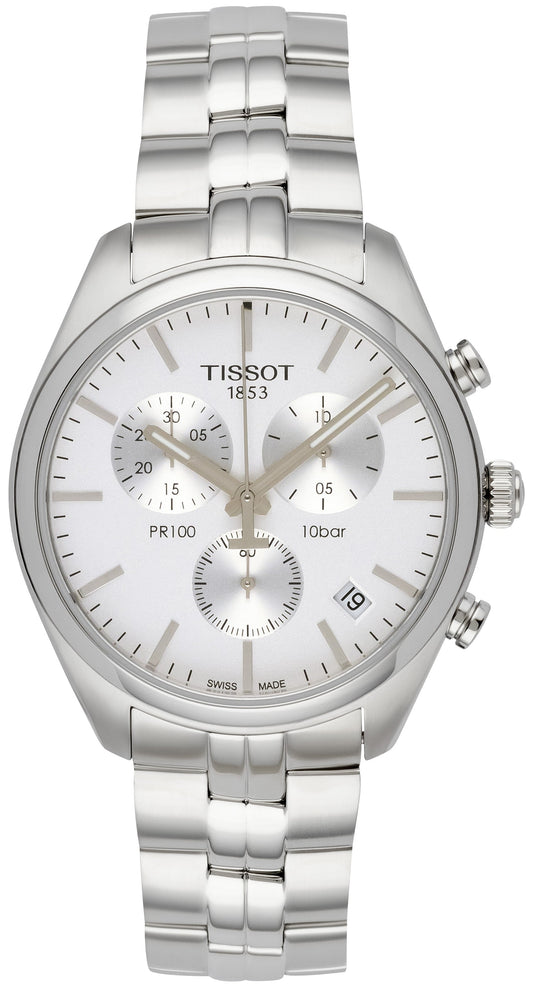 Tissot T Classic PR 100 Chronograph Quartz Watch For Men - T101.417.11.031.00