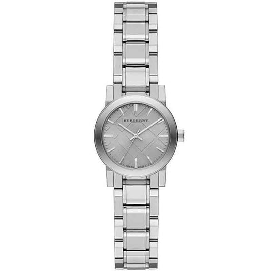 Burberry The City Silver Dial Silver Steel Strap Watch for Women - BU9230