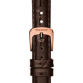 Tissot Carson Lady Steel Quartz Brown Leather Strap Watch For Women - T085.210.36.011.00