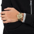 Gucci G Timeless Quartz Silver Dial Two Tone Steel Strap Watch For Men - YA126450