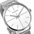 Calvin Klein Even Quartz White Dial Silver Steel Strap Watch for Women - K7B21126