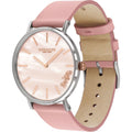 Coach Perry Mother of Pearl Dial Pink Leather Strap Watch for Women - 14503244