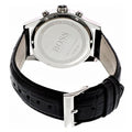 Hugo Boss Jet Silver Dial Black Leather Strap Watch for Men - 1513282