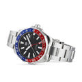 Tag Heuer Aquaracer GMT Caliber 7 Pepsi Black Dial Silver Steel Strap Watch for Men - WAY201F.BA0927