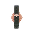 Emporio Armani Mother of Pearl Dial Green Leather Strap Watch For Women - AR11150