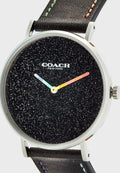 Coach Perry Black Dial Black Leather Strap Watch for Women - 14503033