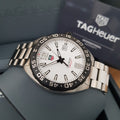 Tag Heuer Formula 1 Quartz White Dial Silver Steel Strap Watch for Men - WAZ1111.BA0875