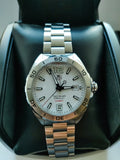 Tag Heuer Formula 1 Calibre 5 Automatic White Dial Silver Steel Strap Watch for Men - WAZ2114.BA0875