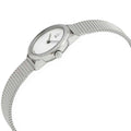 Calvin Klein Minimal White Dial Silver Mesh Bracelet Watch for Women - K3M2312Y