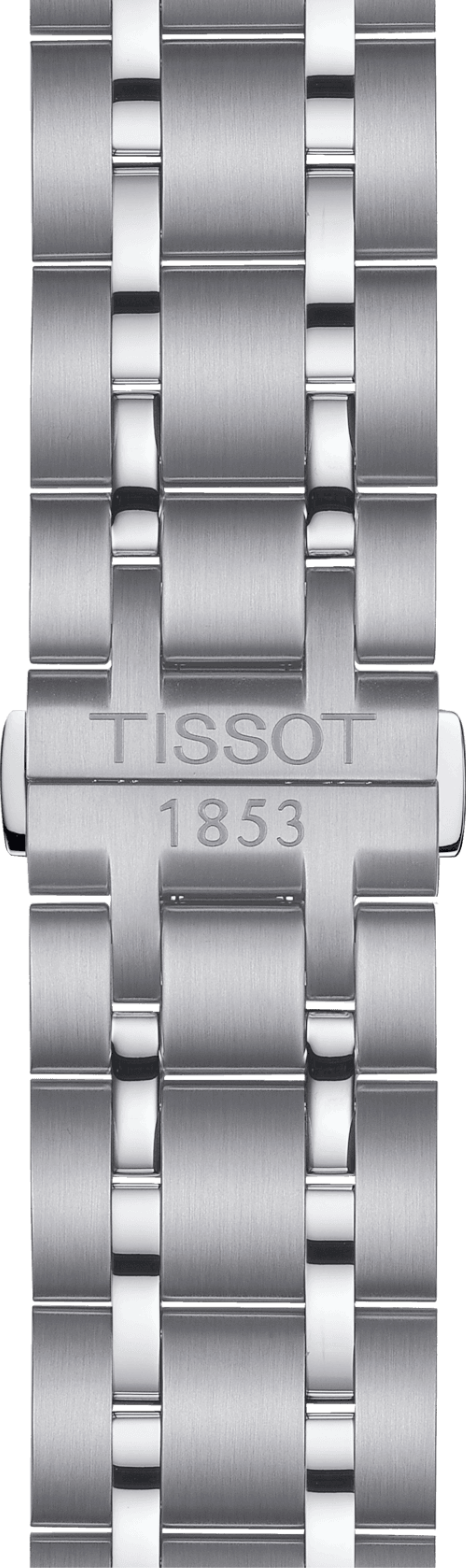 Tissot T Classic Couturier Chronograph White Stainless Steel Quartz Watch For Men - T101.617.11.031.00