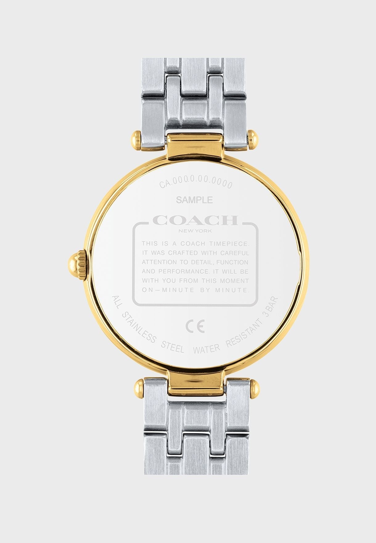 Coach Park Silver Dial Two Tone Steel Strap Watch for Women - 14503645