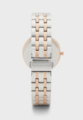 Coach Park Silver Dial Two Tone Steel Strap Watch for Women - 14503644