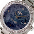 Coach Park Blue Mother of Pearl Dial Silver Steel Strap Watch for Women - 14503224