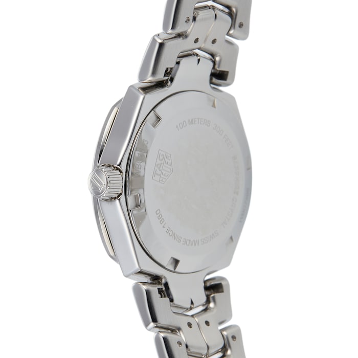 Tag Heuer Link Quartz Diamonds Blue Mother of Pearl Dial Silver Steel Strap Watch for Women - WBC1313.BA0600