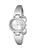 Gucci Guccissima Quartz Silver Dial Silver Steel Strap Watch For Women - YA134502