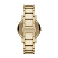 Burberry The City Gold Dial Gold Steel Strap Watch for Women - BU9033