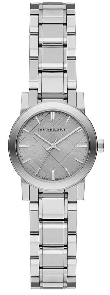 Burberry The City Silver Dial Silver Steel Strap Watch for Women - BU9230
