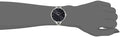 Calvin Klein Graphic Black Dial Silver Steel Strap Watch for Women - K7E23141
