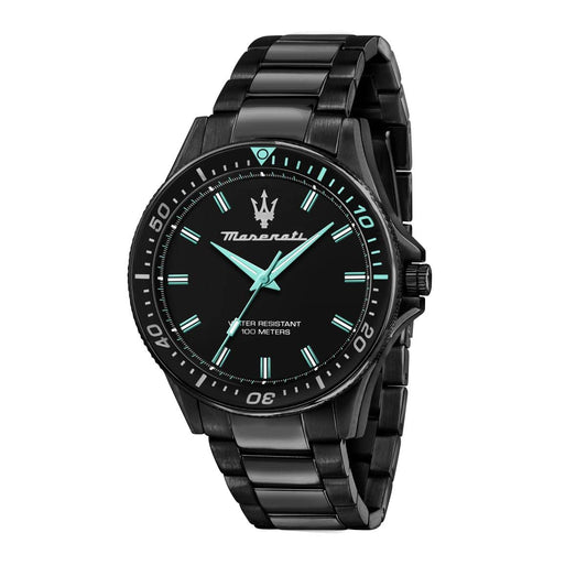 Maserati SFIDA Aqua Edition Analog Black Dial Watch For Men - R8853144001