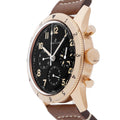 Breitling Avi 1953 Edition Black Dial Brown Leather Strap Watch for Men - RB0920131B1X1