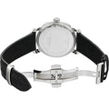 Tissot T Classic Bridgeport Black Dial Leather Strap Watch For Men - T097.410.16.058.00