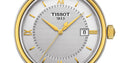 Tissot T Classic Bridgeport Silver Dial Two Tone Mesh Bracelet Watch For Men - T097.410.22.038.00