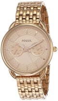 Fossil Tailor Rose Gold Dial Rose Gold Steel Strap Watch for Women - ES3713
