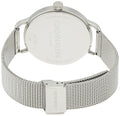 Calvin Klein Even Black Dial Silver Mesh Bracelet Watch for Women - K7B21121
