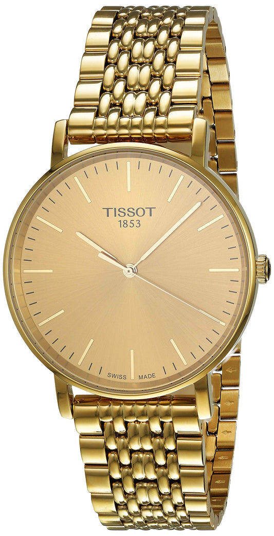 Tissot T Classic Everytime Gold Medium Watch For Men - T109.410.33.021.00