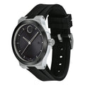 Movado Bold Fusion Black Dial Black Silicone Strap Watch for Men - 3600624
